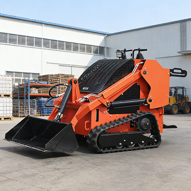Skid Steer Loader - Wysokowydajna ładowarka gąsienicowa, silnik diesla, certyfikat