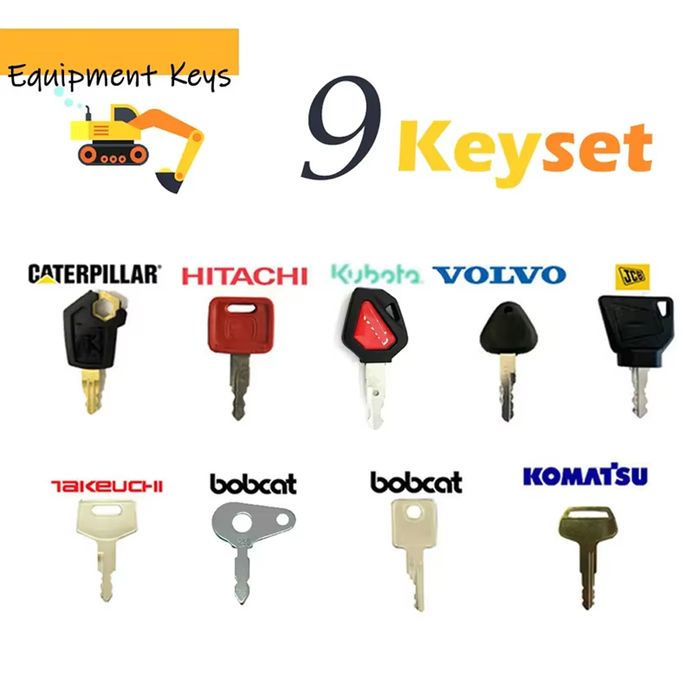 Heavy Equipment Keys Master Set - Zestaw kluczy do maszyn budowlanych 9