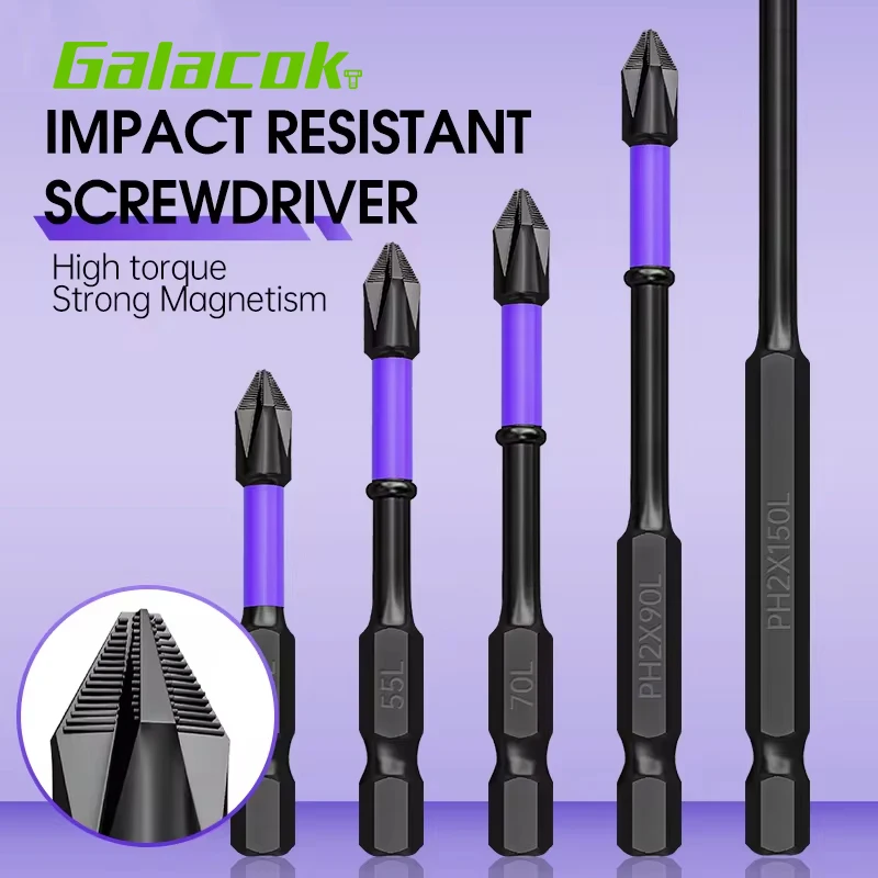 Magnetic Drill Press - Magnetyczny zestaw końcówek wkrętakowych Phillips z