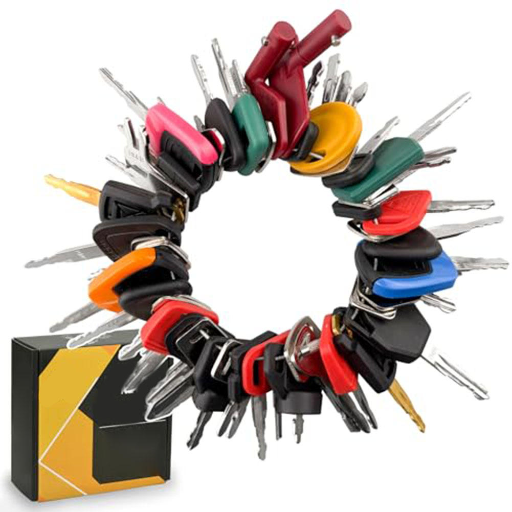 Heavy Equipment Keys Master Set - Zestaw 50 kluczy do maszyn budowlanych,