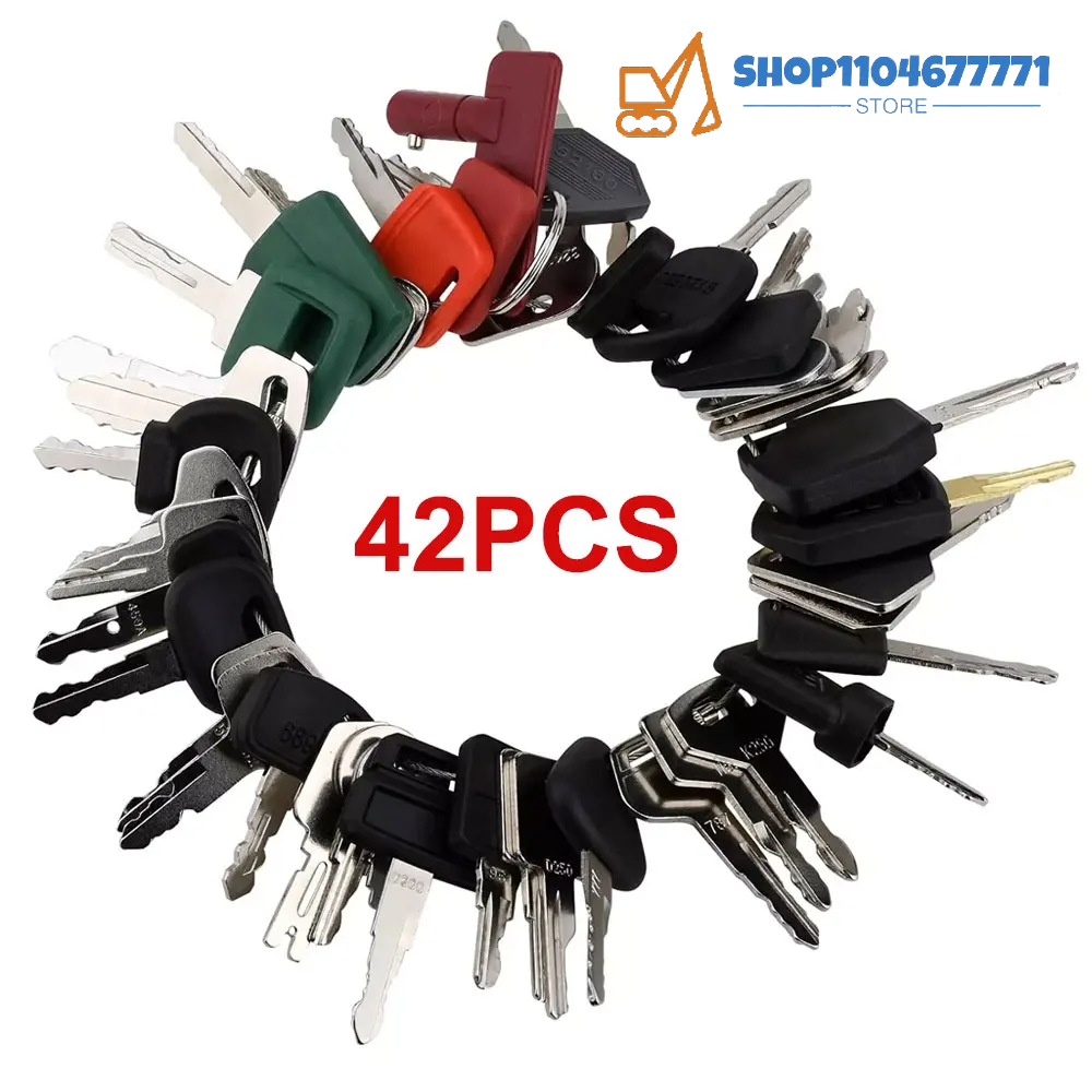 Heavy Equipment Keys Master Set - 42 klucze do ciężkich urządzeń budowlanych