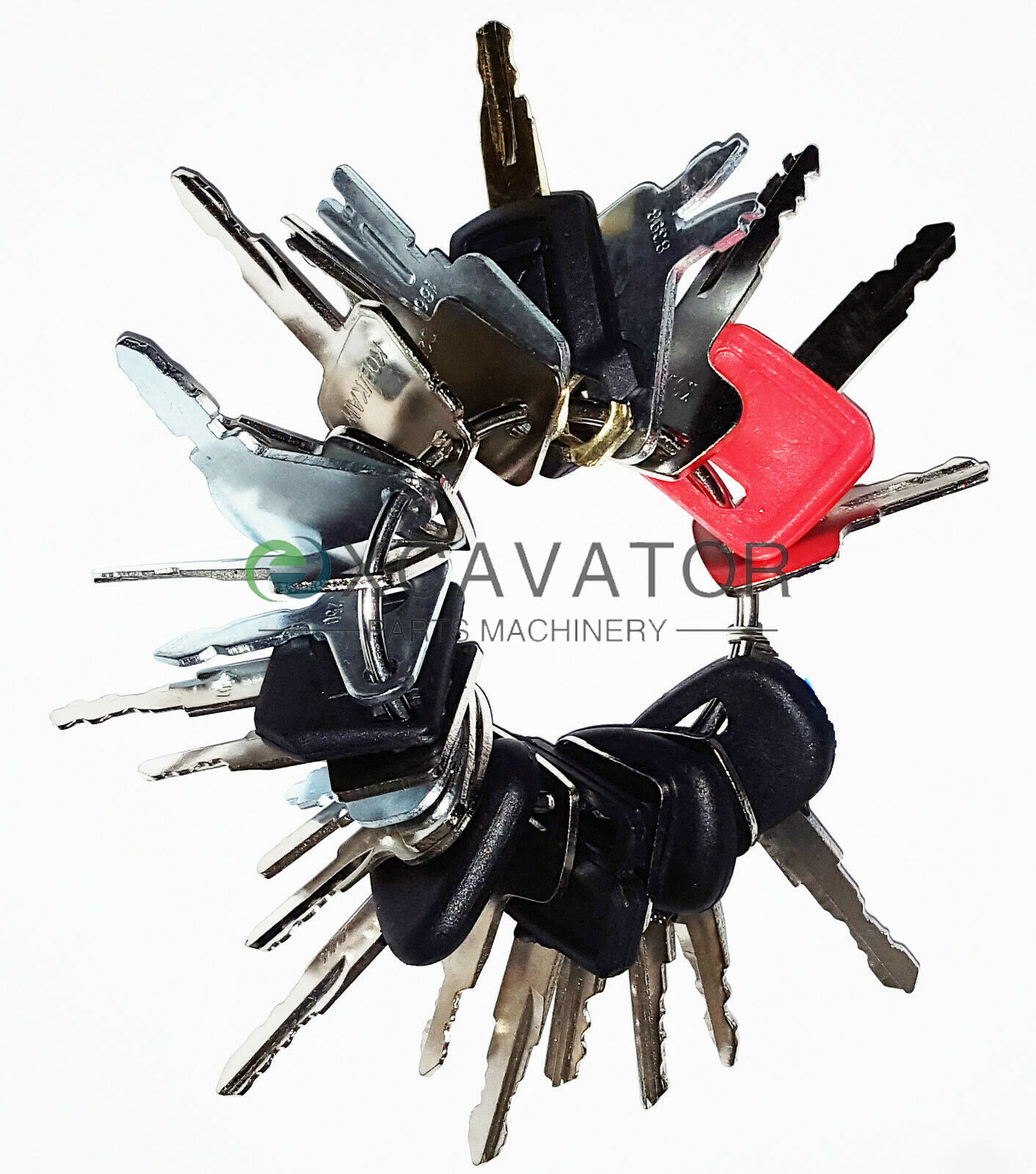 Heavy Equipment Keys Master Set - Zestaw 23 kluczy zapłonowych do maszyn