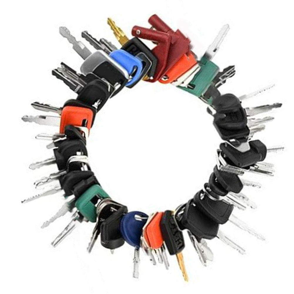 Heavy Equipment Keys Master Set - 50 szt. Zestaw kluczy głównych do