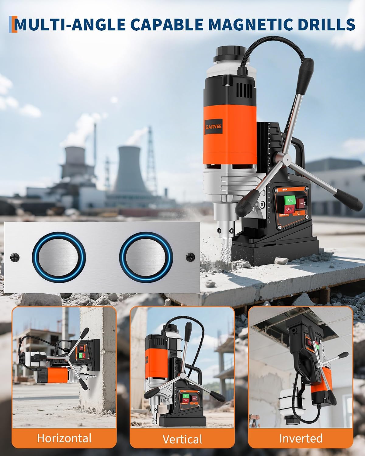 Wiertarka magnetyczna 1650W –  – Magnetic Drill Press recenzja i cena