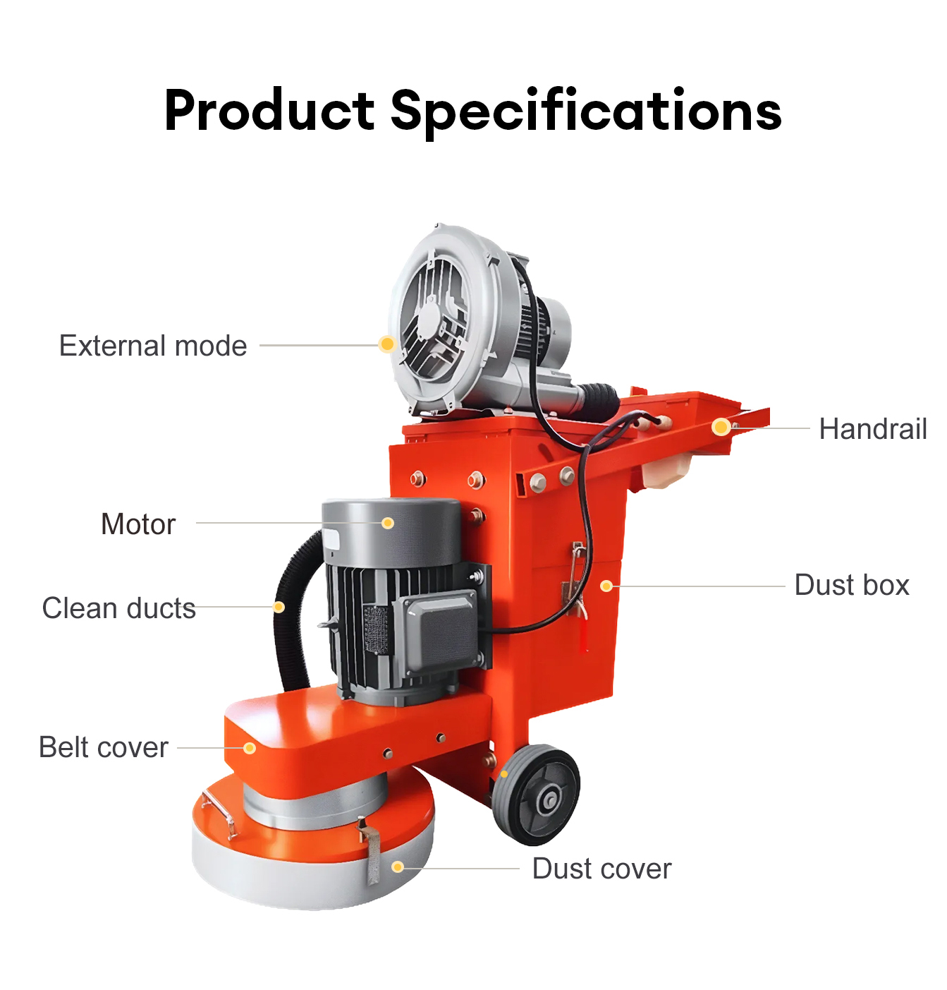Przemysłowa szlifierka do beto – Floor Grinding Machine recenzja i cena