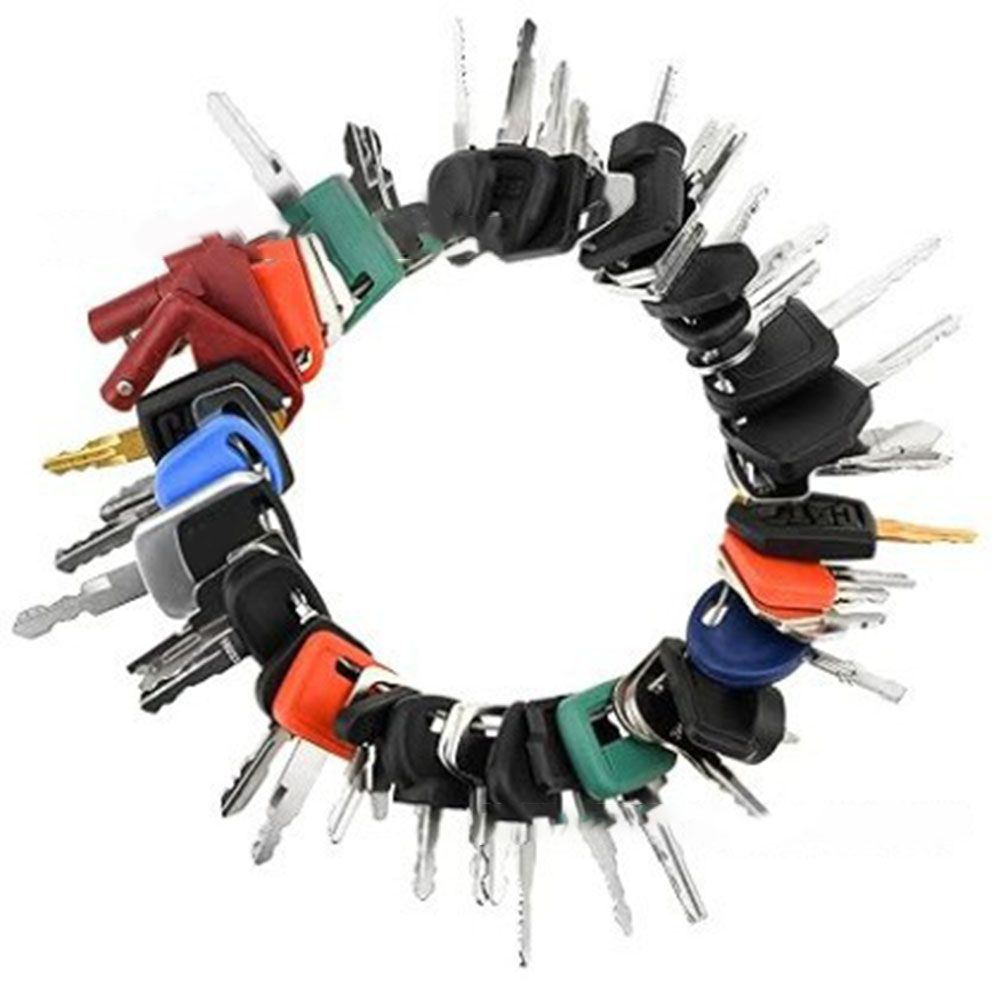 Zestaw 50 kluczy do maszyn bud – Heavy Equipment Keys Master Set recenzja i cena