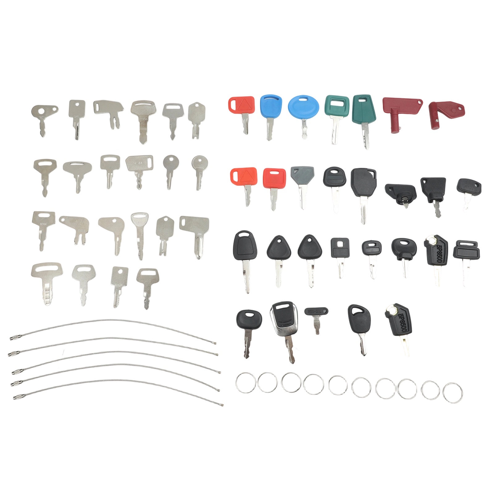 50 szt. Zestaw kluczy głównych – Heavy Equipment Keys Master Set recenzja i cena